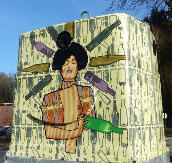 Le Mur Epinal – Avec l’artiste JBC et le SICOVAD, ayez l’art de recycler le verre !